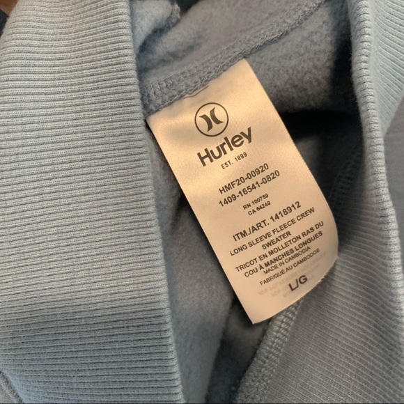 Hurley | Embroidered Brand Sweatshirt - Picture 13 of 13